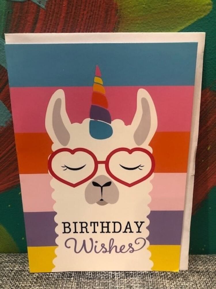 Birthday Wishes Llama