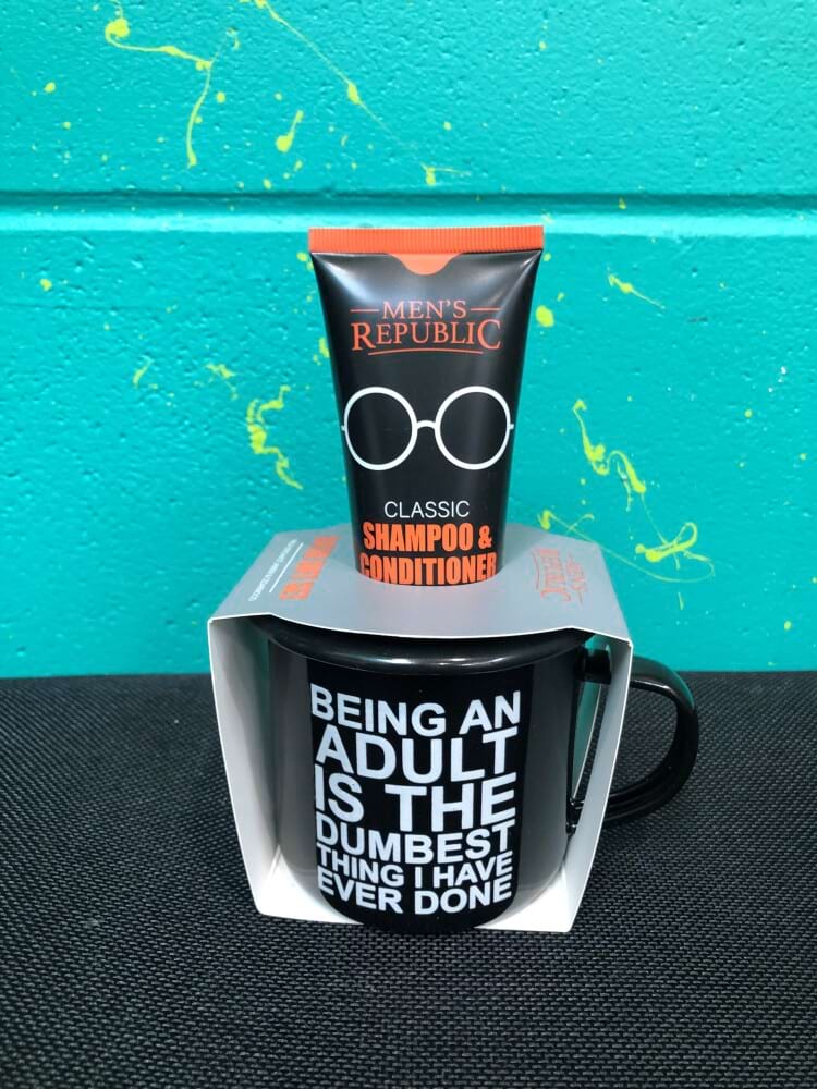Men`s Republic Mug With Shampoo & Conditioner 