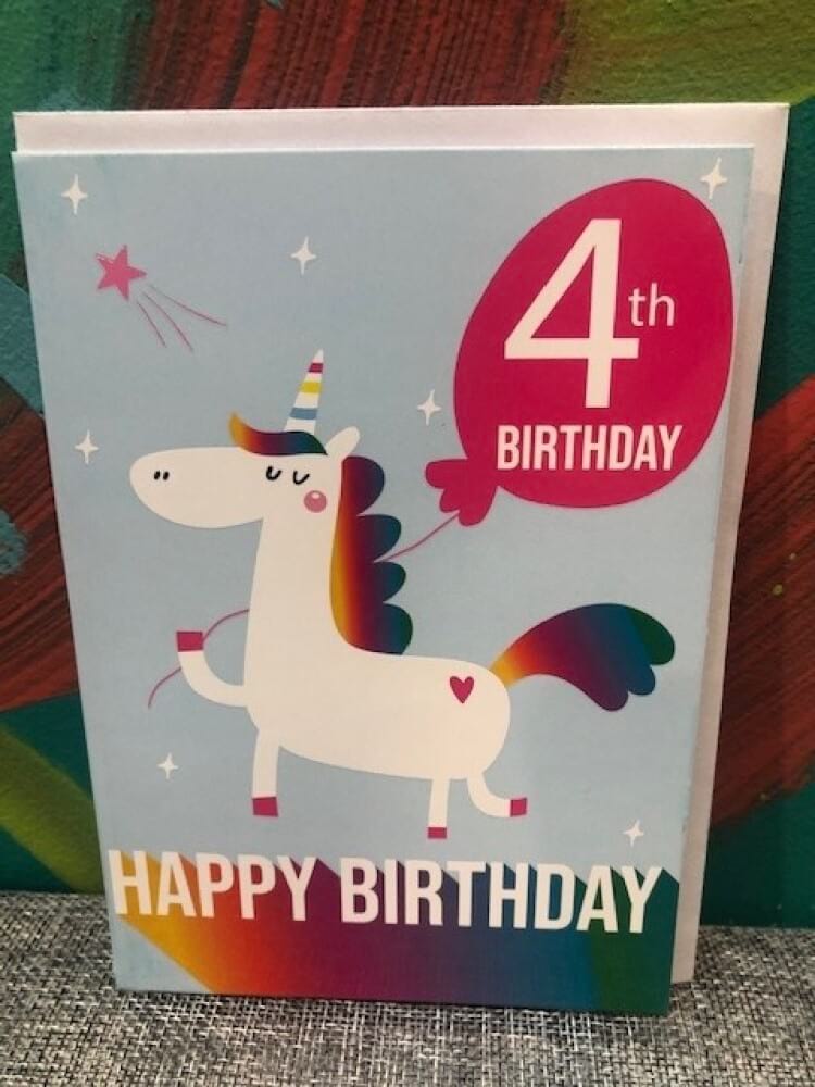 4th Birthday Unicorn