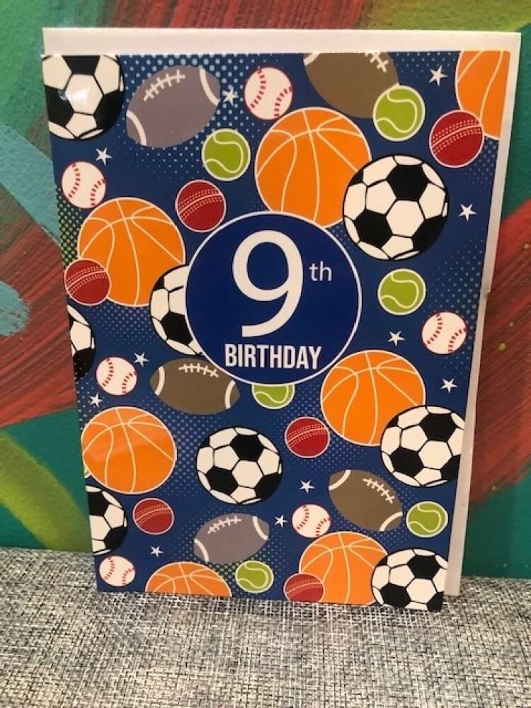 9th Birthday Sports Balls