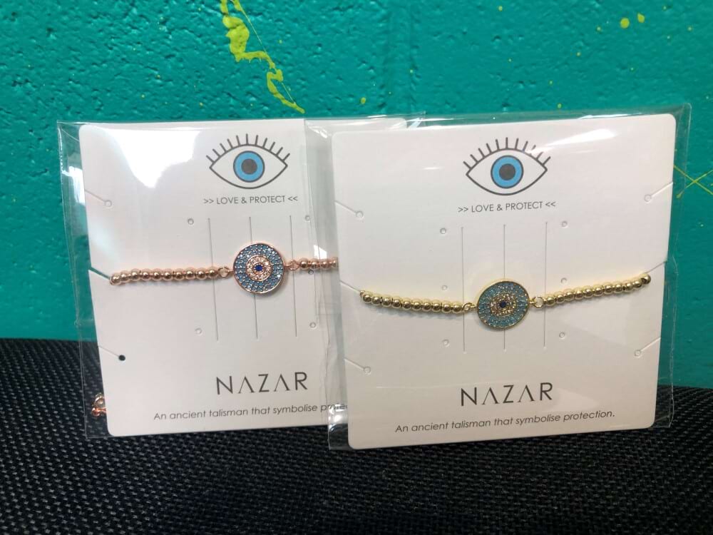 Bracelet Nazar Light Blue Circle 