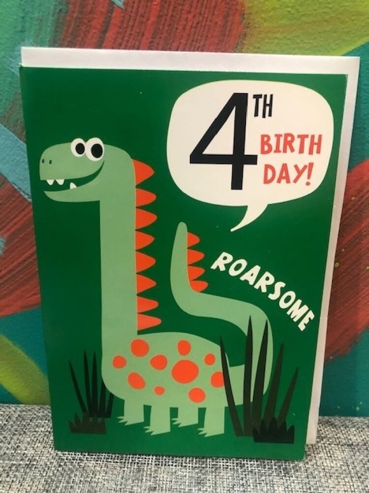 4th Birthday Dinosaur