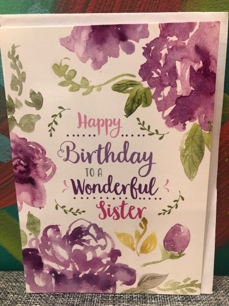 Sister Birthday Card