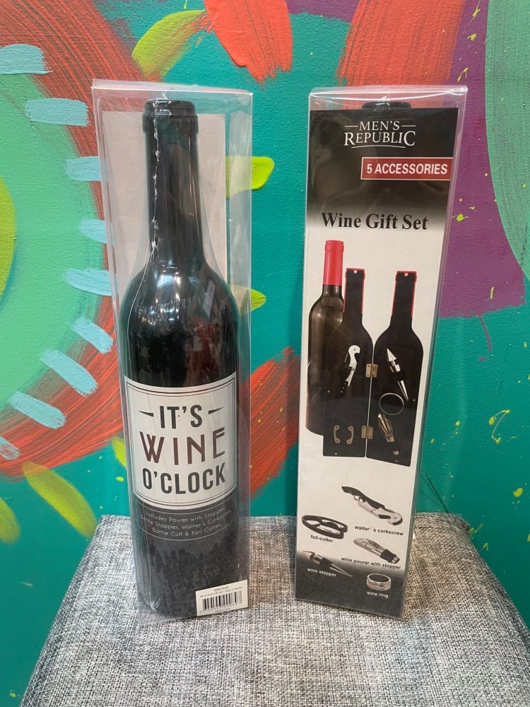 Men`s Republic - Wine Tool Gift Set - 5 pcs in Bottle