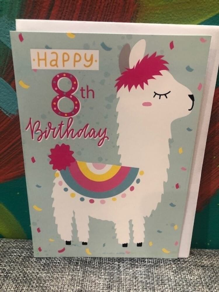 8th Birthday Llama