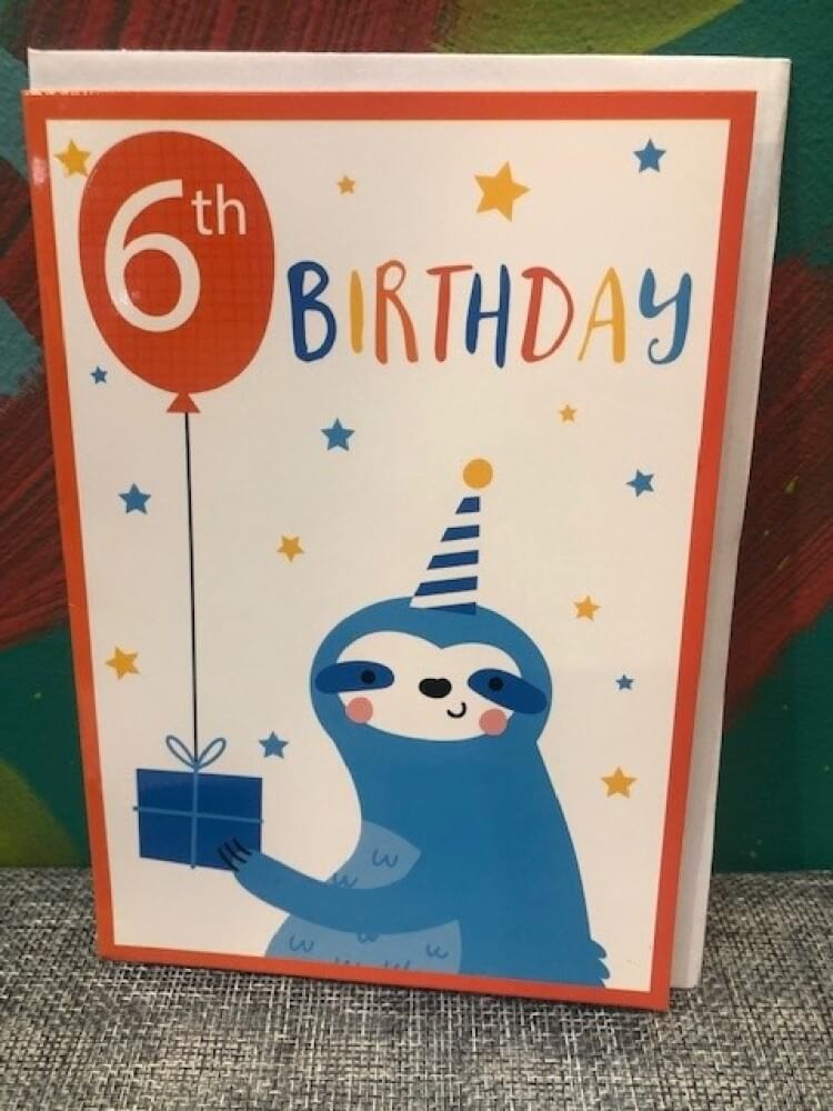 6th Birthday Sloth