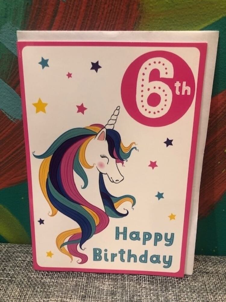 6th Birthday Unicorn