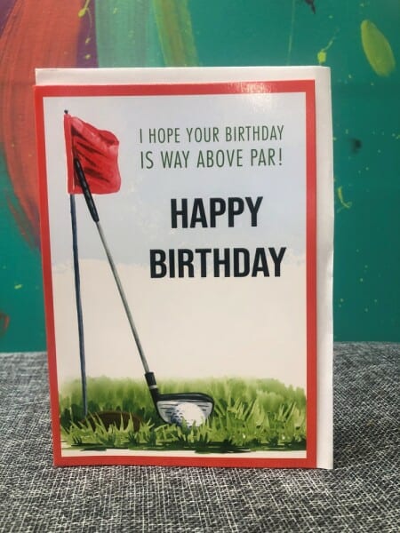 Birthday Card Golf
