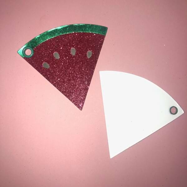 Premium Glitter Gift Tag - Watermelon