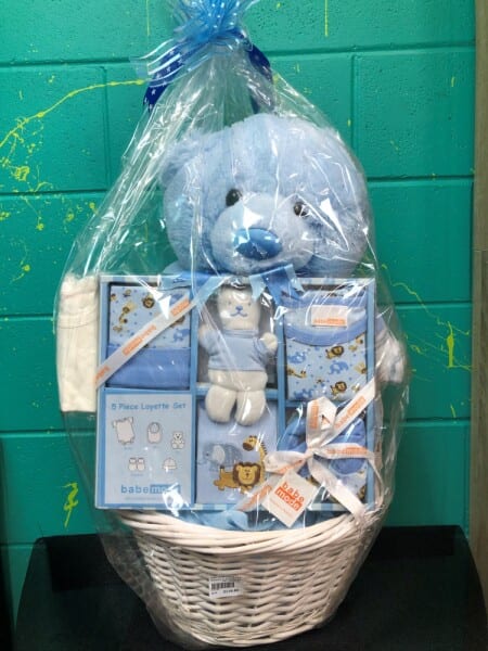 Baby Basket Blue Medium 