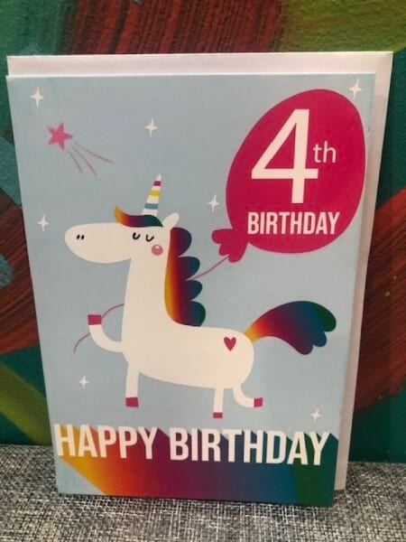 4th Birthday Unicorn