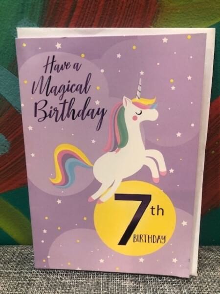 7th Birthday Unicorn