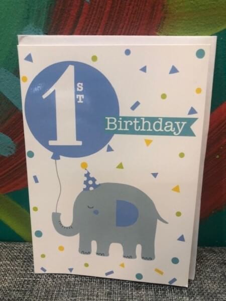 1st Birthday Blue