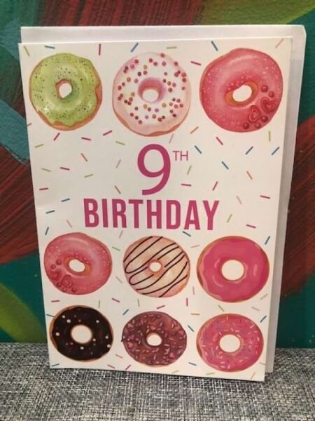 9th Birthday Donuts