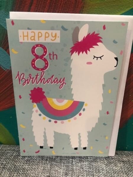 8th Birthday Llama